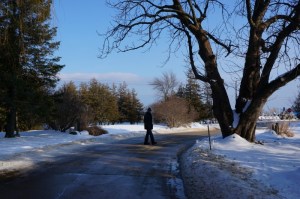 Creepily following my husband with my new fancy camera