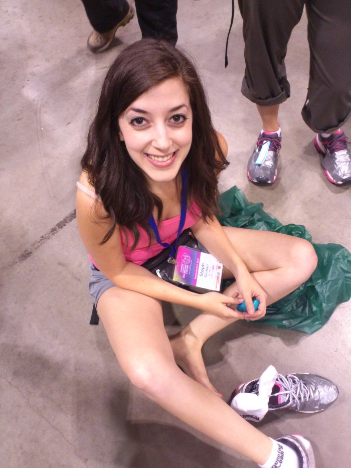 The beginning of the Weekend walk last year. Waiting to hear my cancer diagnosis, but still managing to smile for the camera.