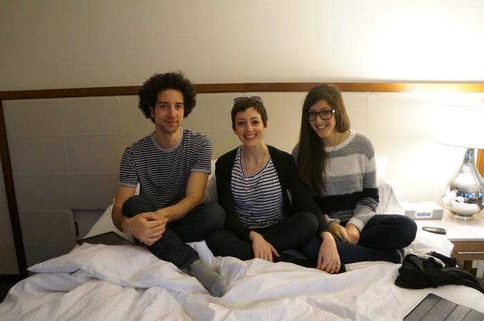 A recent pic with my siblings where we all, unintentionally, wore matching tops.