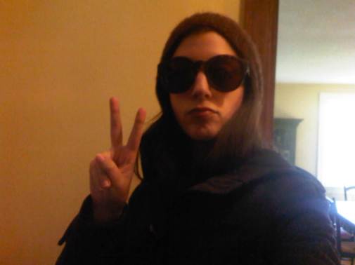 I think this was my first time going out post-mastectomy. 