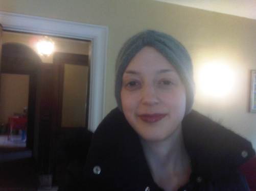 My zombie/nearly-dead look which I sported most of the winter.