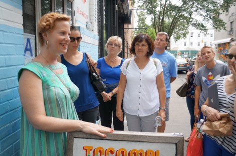 Annie, our adorable and informative guide.